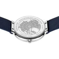 Unisex Classic Watch with Milanese Band in Solid Black