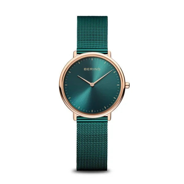 Ladies Classic Watch with Milanese Band in Teal
