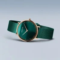 Ladies Classic Watch with Milanese Band in Teal
