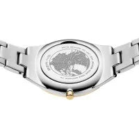 Ladies Ultra Slim Two-Tone Stainless Steel Watch