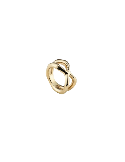 Retired CROSSED Ring in Gold or Silver