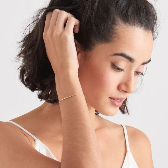 Modern Multiple Balls Bracelet in Gold