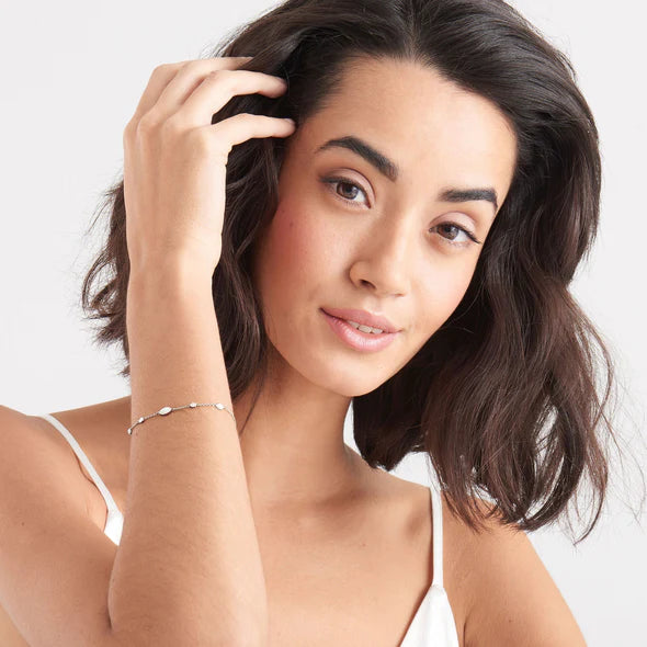 Opal Color Bracelet in Silver