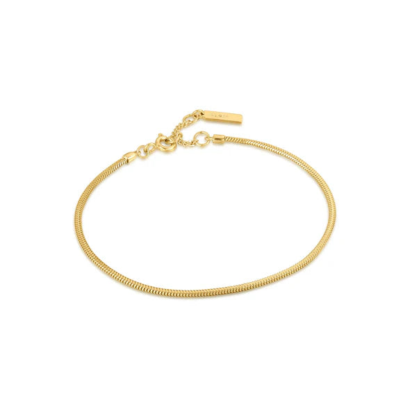 Snake Chain Bracelet in Gold