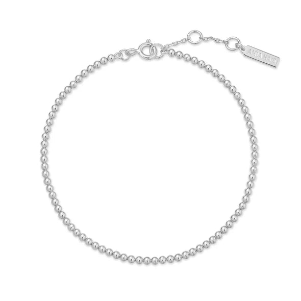 Beaded Bracelet in Silver