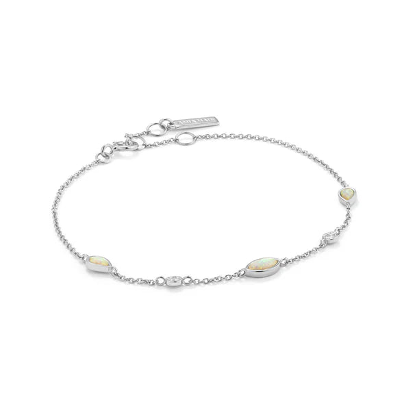 Opal Color Bracelet in Silver