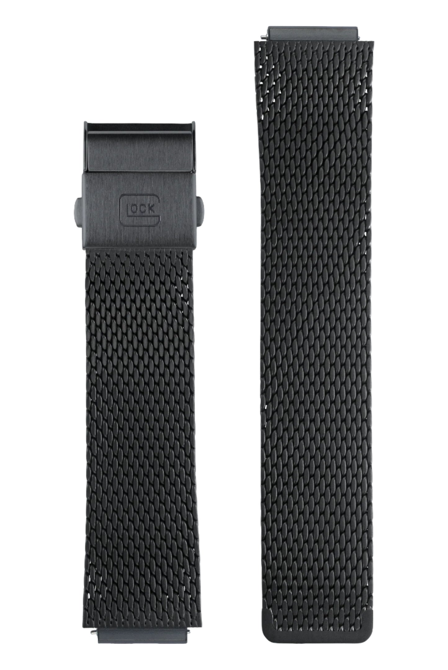 Stainless Steel Black Mesh Band