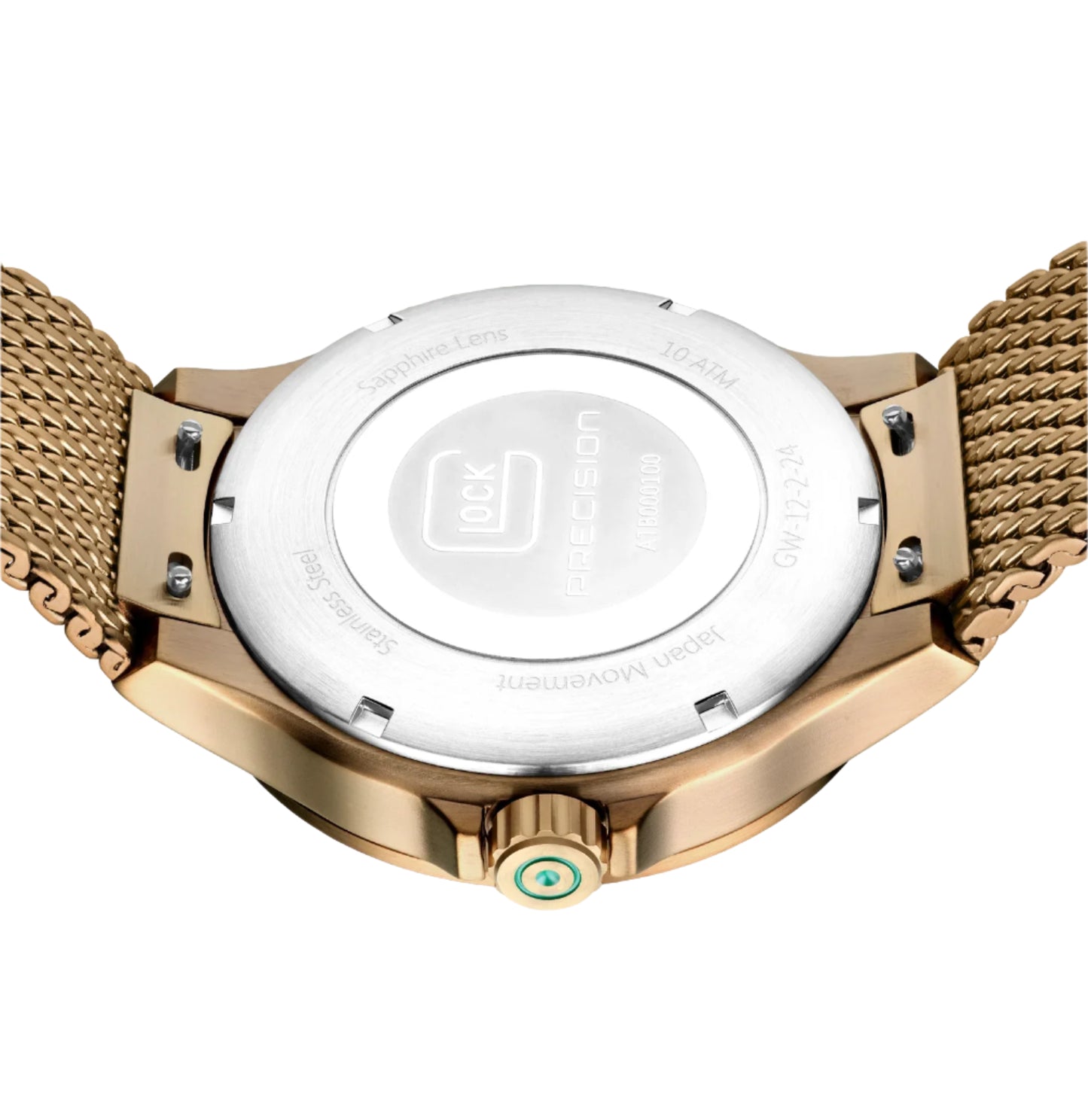 Men's Watch in Coyote Steel/ Mesh Green Dial/ Stainless Steel Band