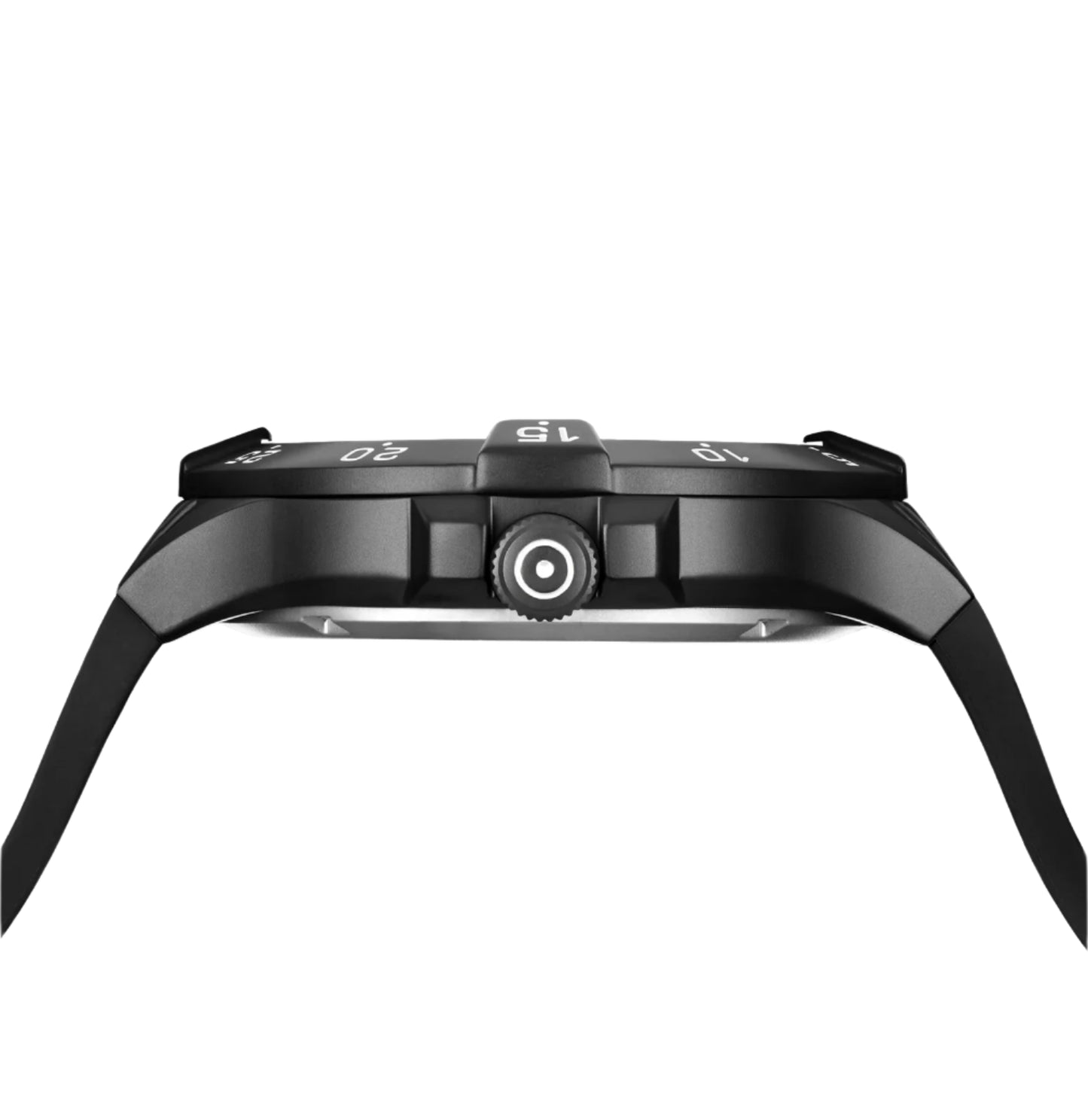 Men's Watch in Gunmetal/ Black with Silicone Band