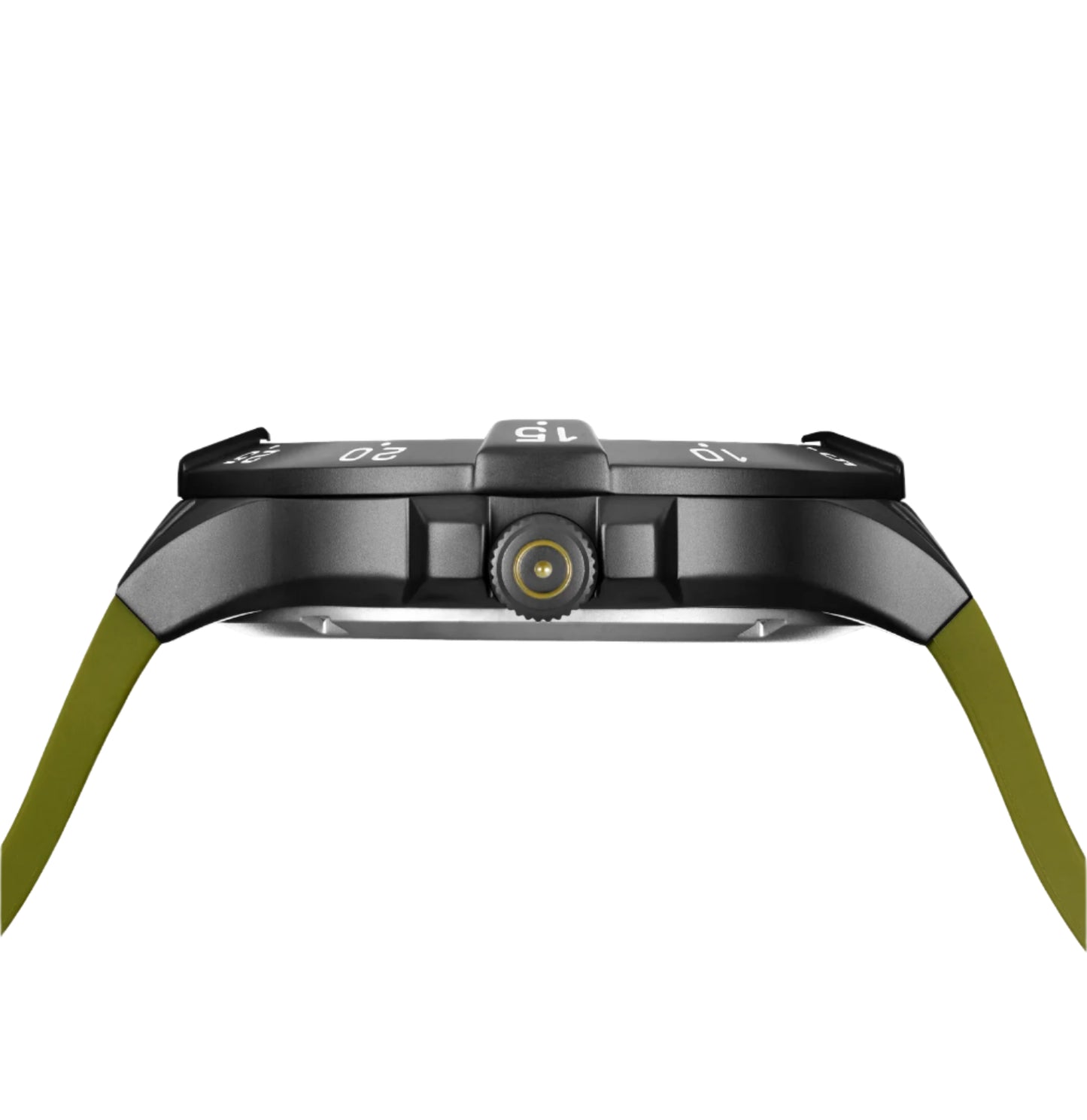 GLOCK WATCH In Army Green/ Black with Silicone Band