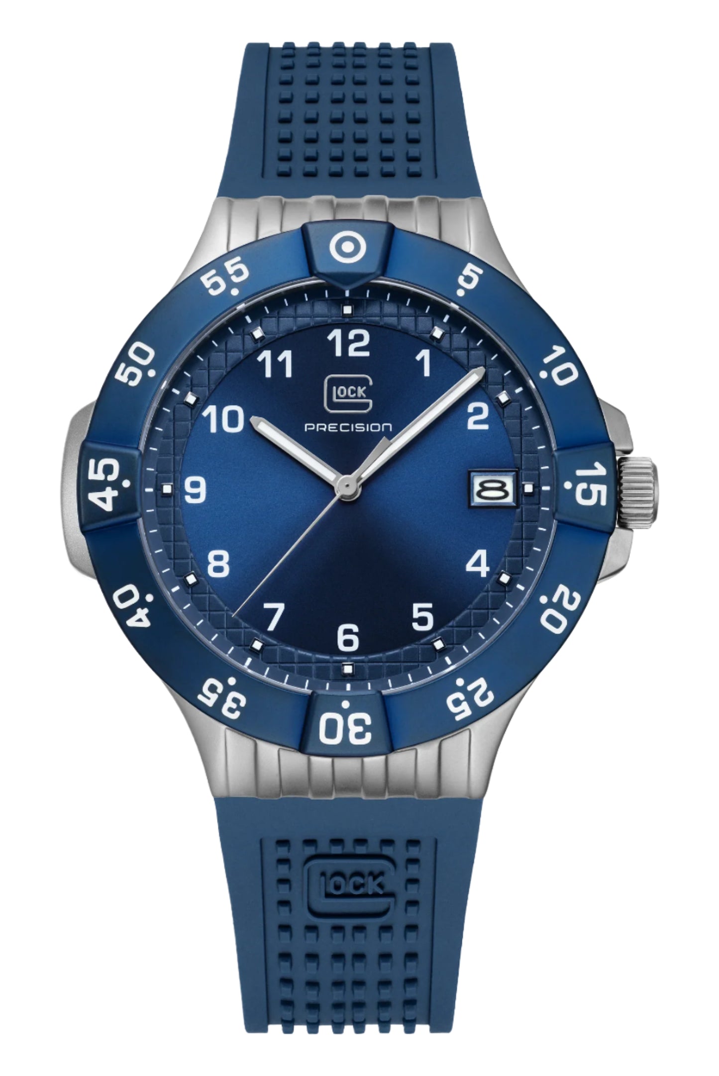 Men's Watch in Dark Blue/ Stainless Steel with Dark Blue Band