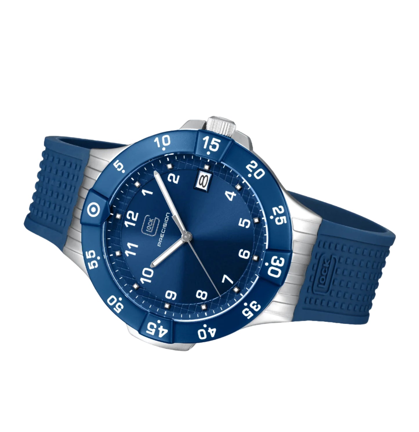 Men's Watch in Dark Blue/ Stainless Steel with Dark Blue Band