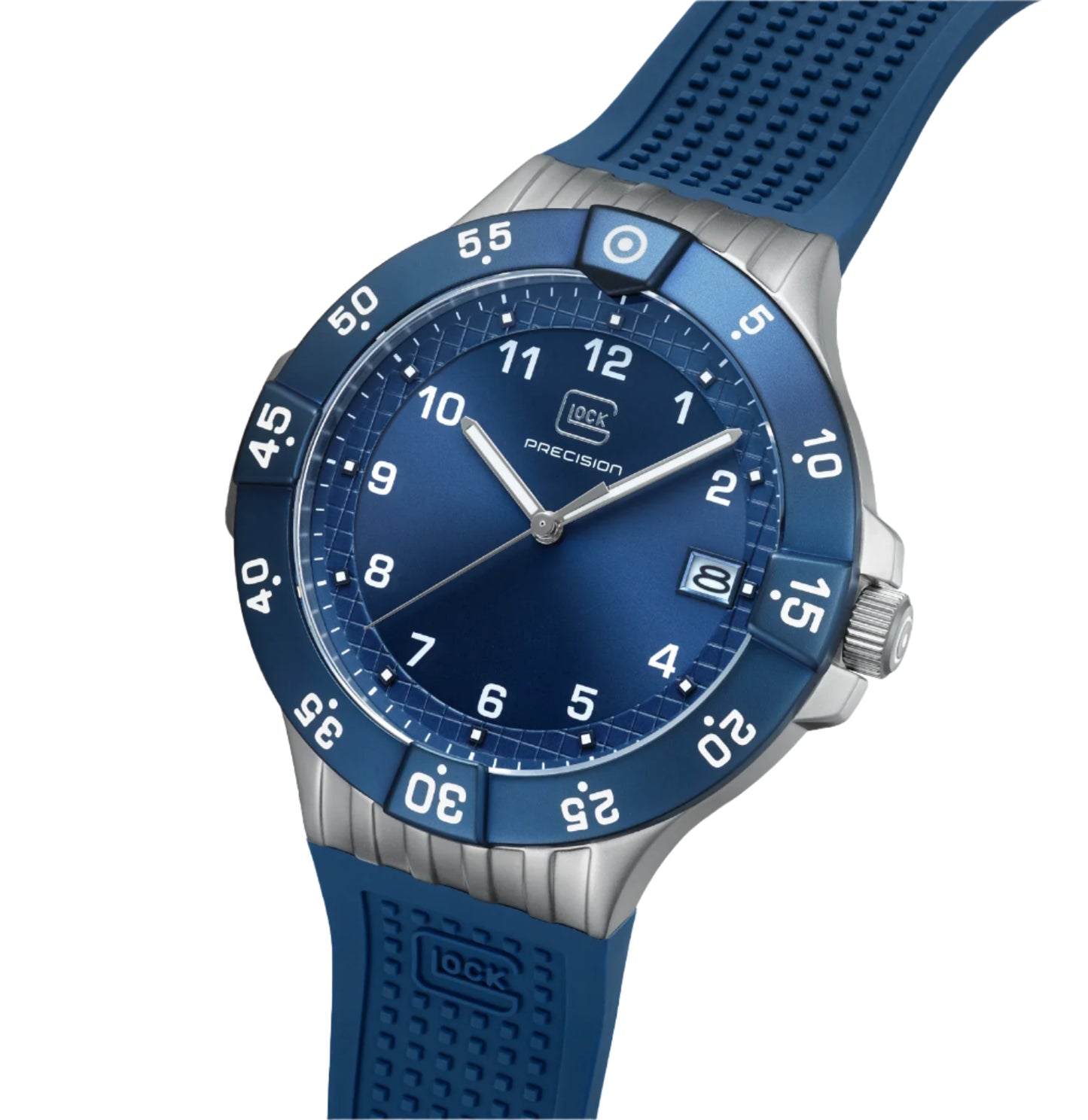 Men's Watch in Dark Blue/ Stainless Steel with Dark Blue Band
