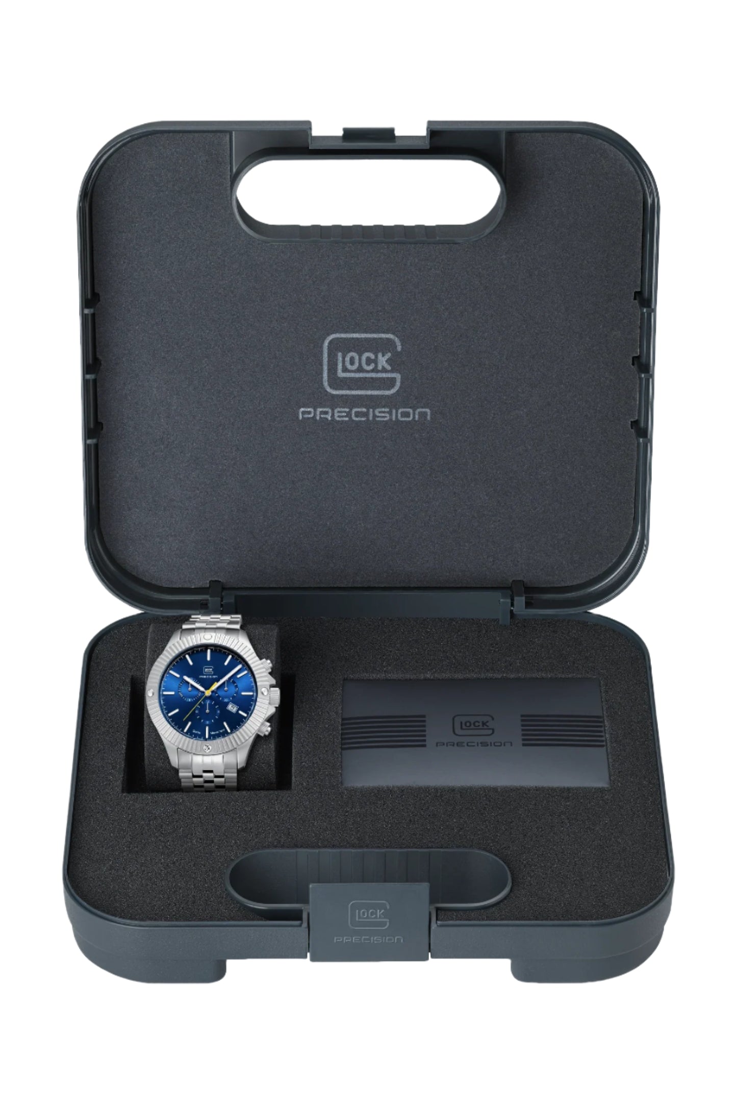 Men's Watch in Stainless Steel/ Blue Dial with Stainless Steel Band