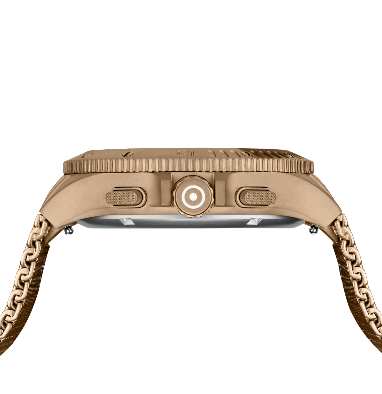 Men's Watch in Coyote with Black Dial & Mesh Band