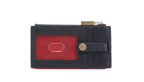210 WEST ID Wallet in Black/Gold