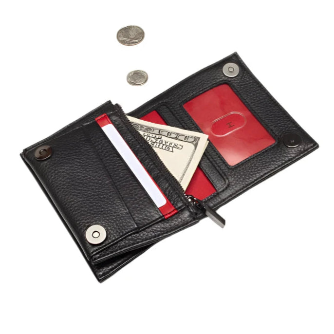 ALLEN WALLET in Black/Gunmetal