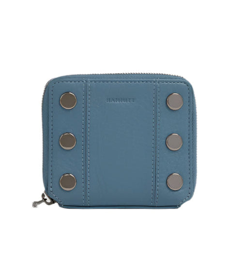 5 North Compact Wallet in Curated Blue/Gunmetal