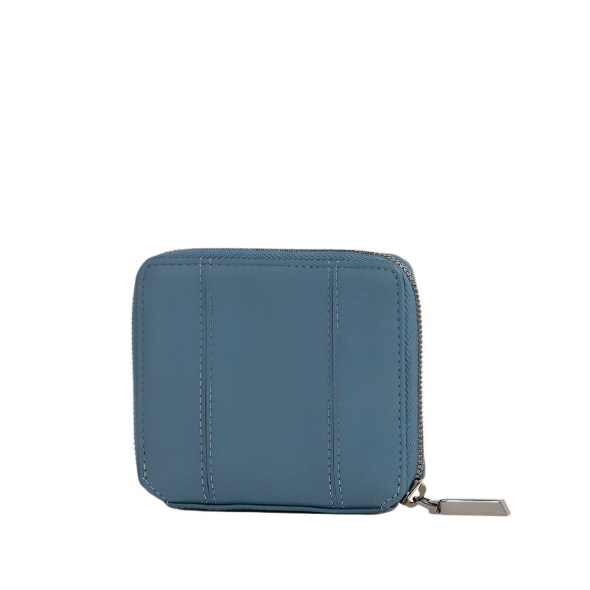 5 North Compact Wallet in Curated Blue/Gunmetal