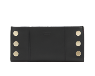 110 NORTH Bifold Wallet in Black/ Gold