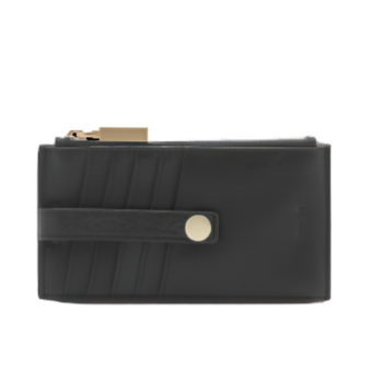 210 WEST ID Wallet in Black/Gold
