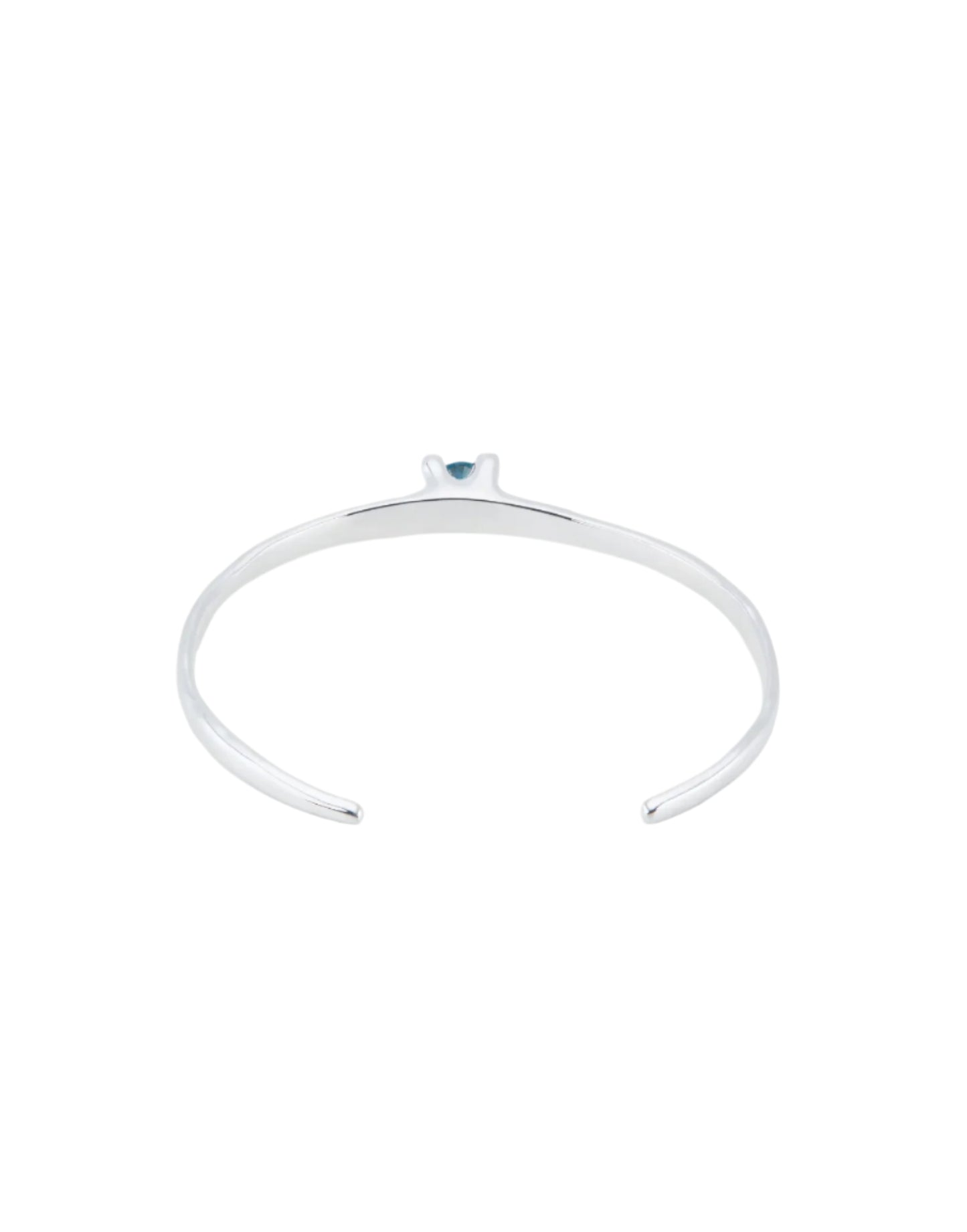 COSMOS Bracelet in Silver with White or Blue Stone
