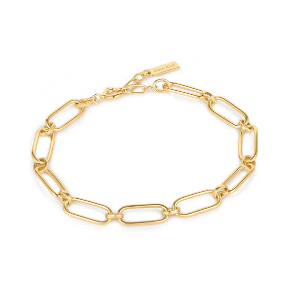 Cable Connect Chunky Chain Bracelet in Gold