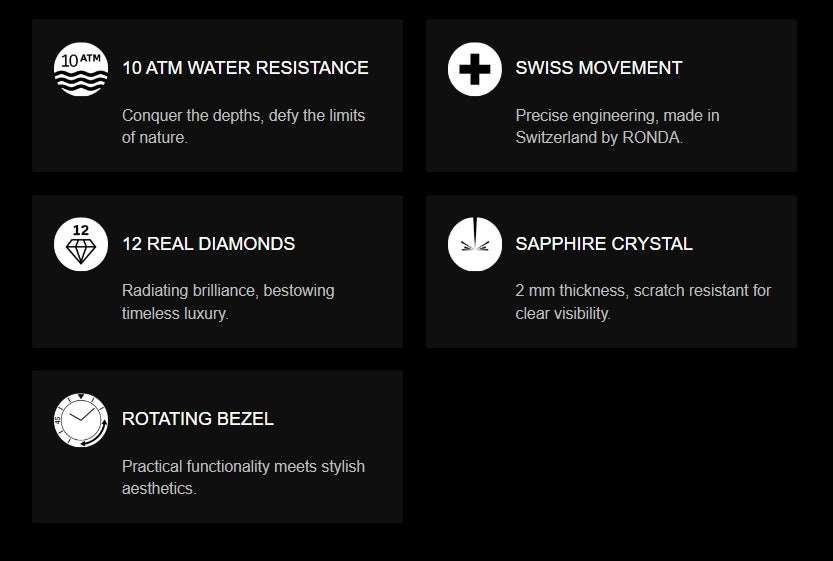 Ladies Rose Gold-Tone Watch with Dark Dial & Link Band