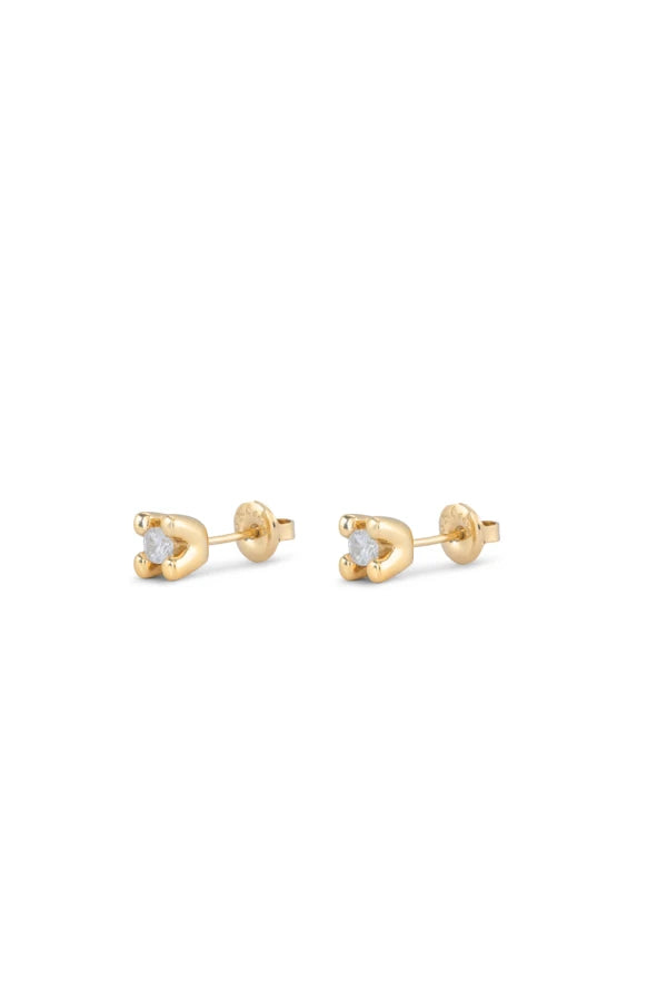 COSMOS Stud Earrings in Gold