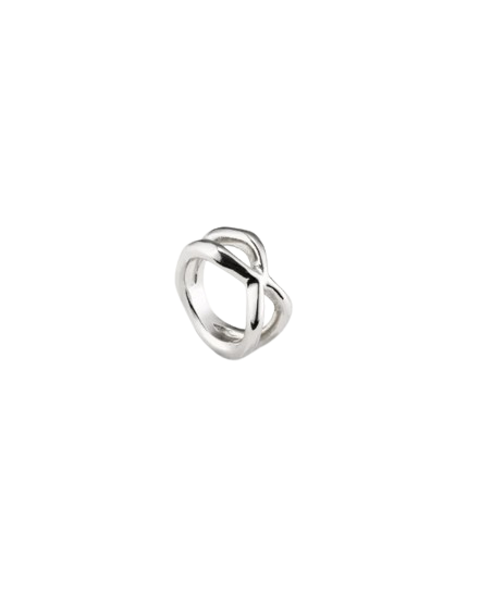 Retired CROSSED Ring in Gold or Silver
