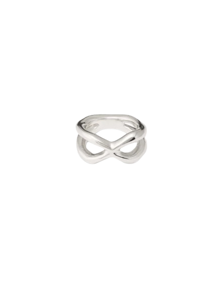 Retired CROSSED Ring in Gold or Silver