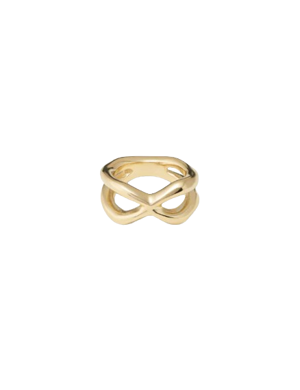 Retired CROSSED Ring in Gold or Silver