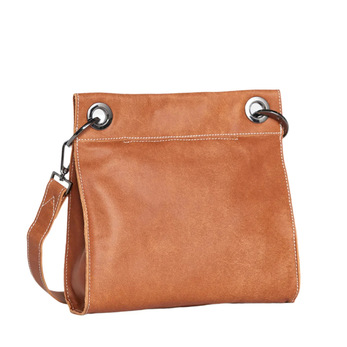 Retired TONY MED Handbag in Hermosa Saddle/Gunmetal
