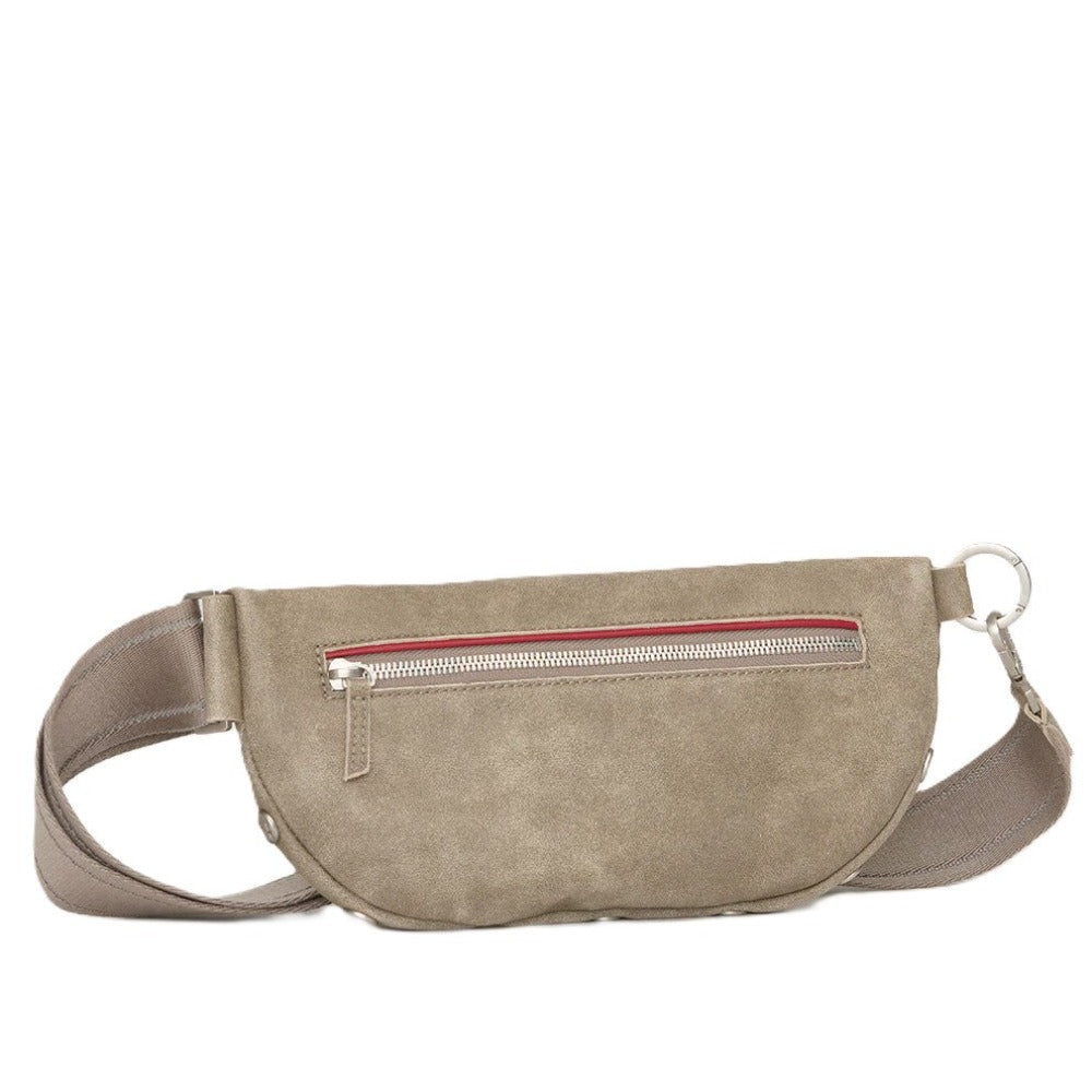 CHARLES Crossbody in Pewter/Silver