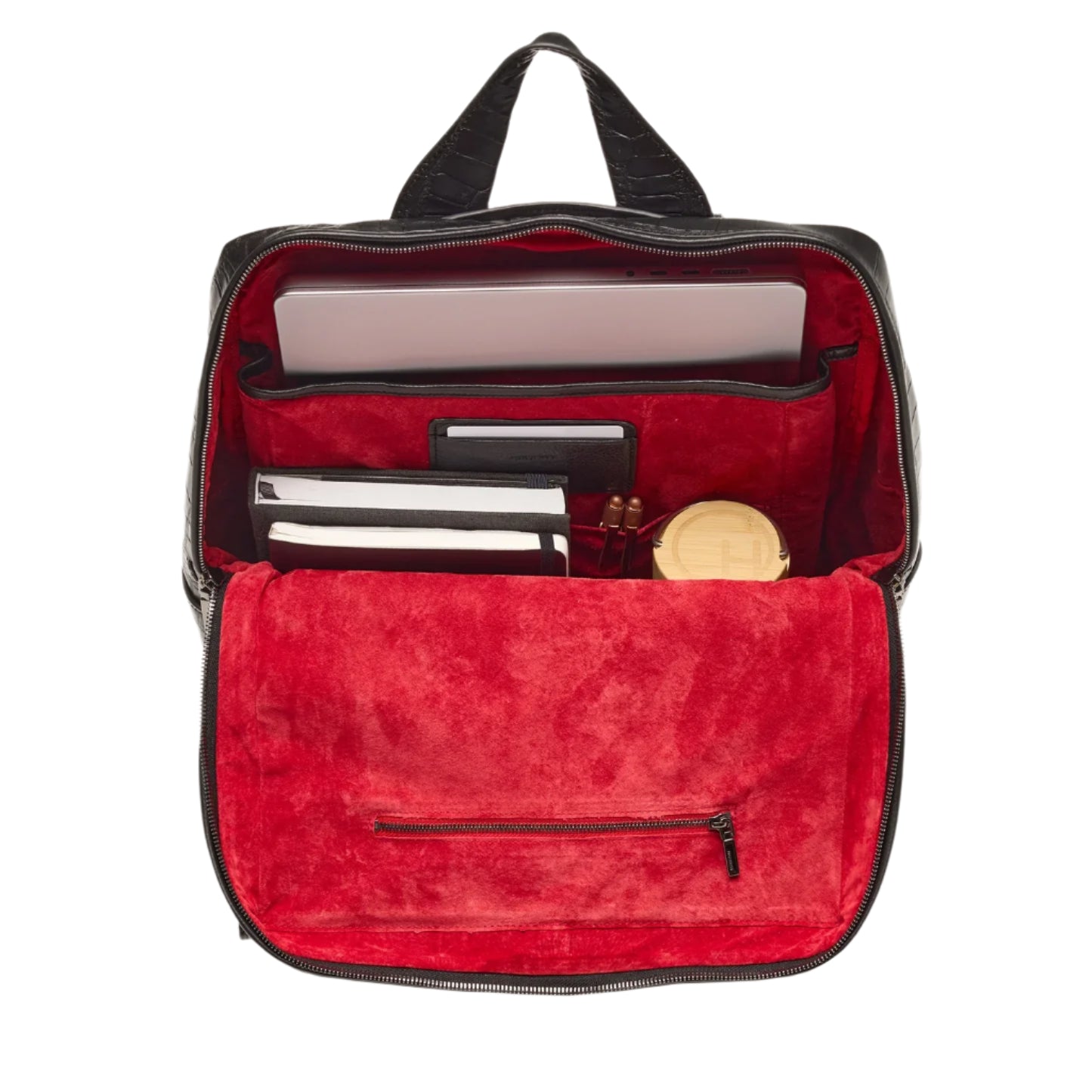 Retired MONTANA Backpack in Evening Crocco/ Gunmetal
