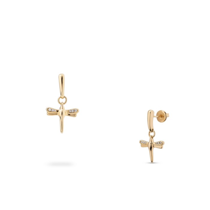 Retired FORTUNE TOPAZ Earrings in White Topaz/Gold