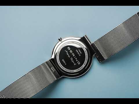 Load and play video in Gallery viewer, Unisex Max Rene' Watch with White Face and Changeable band