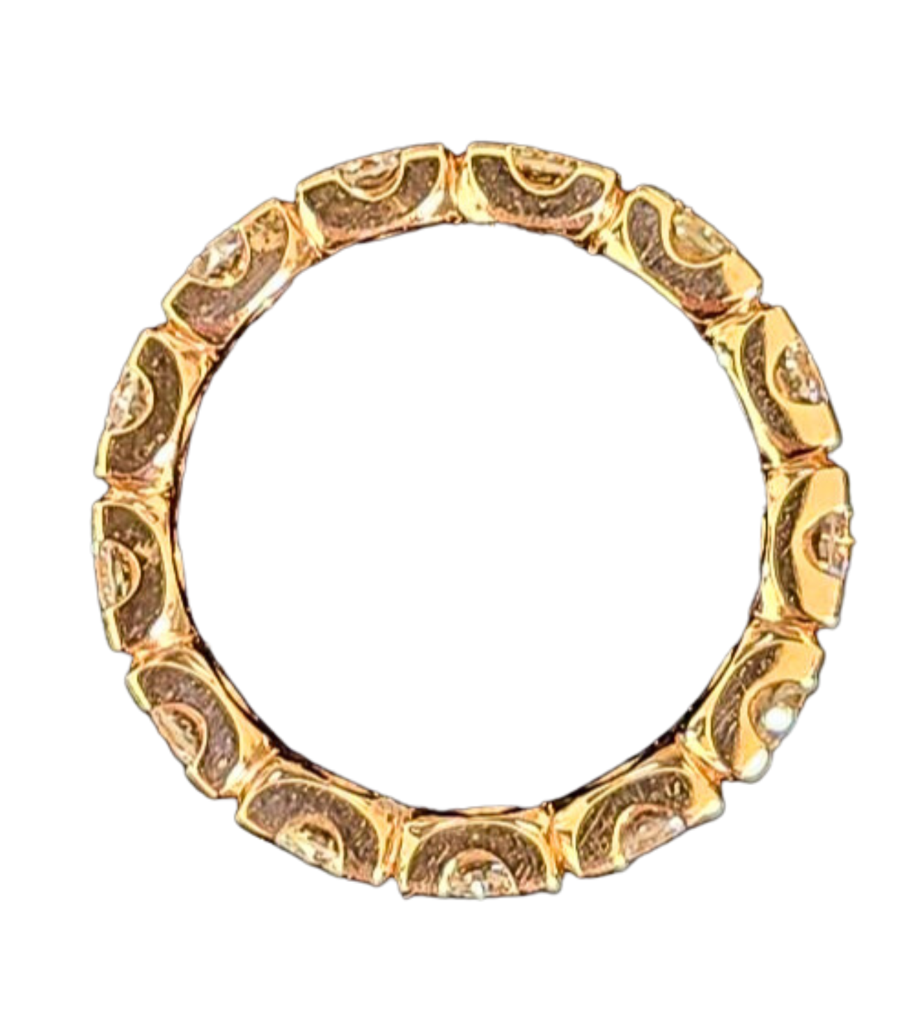 Custom Diamond Eternity Band – 14K Rose Gold, 1.60 CTW