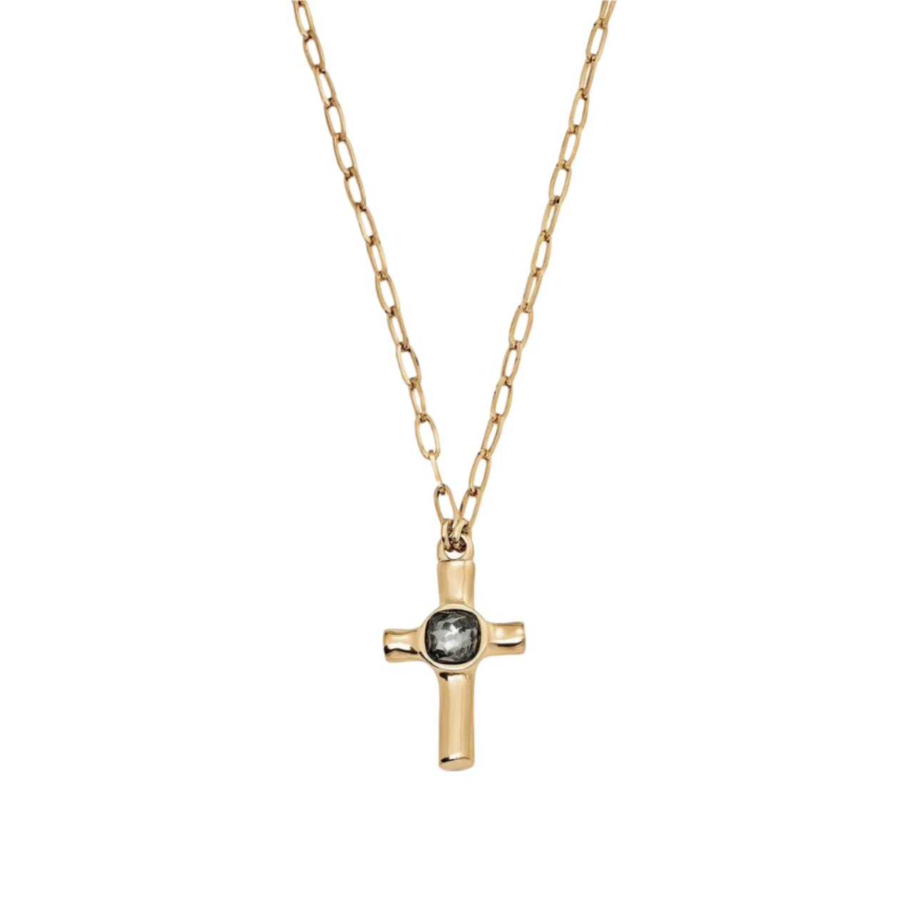 Retired CARDINAL Necklace in Grey/ Gold