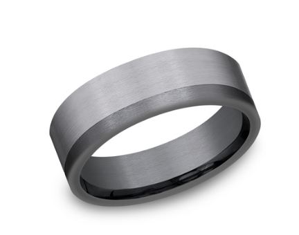7mm JOKER Two-Tone Tantalum Band w/ Satin Finish