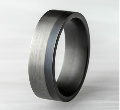 7mm JOKER Two-Tone Tantalum Band w/ Satin Finish