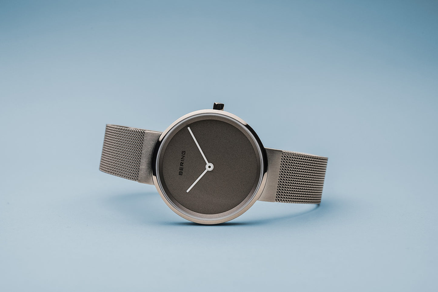 Ladies Classic Stainless Steel w/ Grey Dial and Grey Milanese Strap