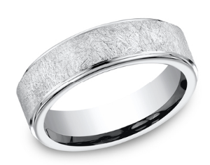 7mm WHITMAN Cobalt Chrome Band with Swirl Finish
