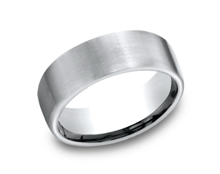 7.5mm BARON Cobalt Chrome Band with Satin Finish