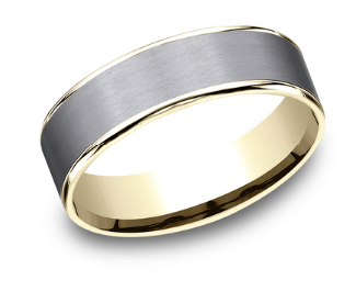6.5mm REMBRANDT Band in 14K/ Tantalum Band