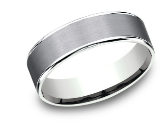 6.5mm REMBRANDT Band in 14K/ Tantalum Band