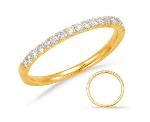 S. KASHI 14k Yellow Gold Diamond Band