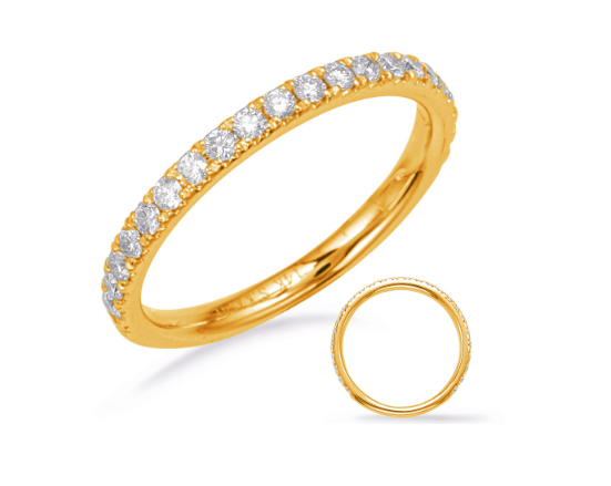 S. KASHI 14k Yellow Gold Diamond Band