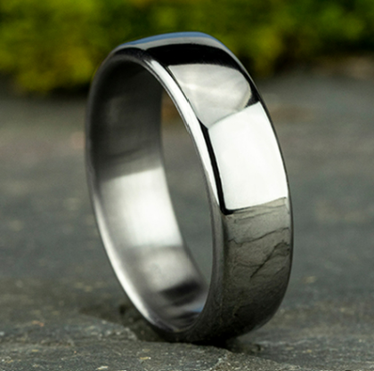 6.5mm Polished Tantalum Band