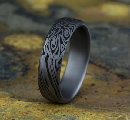 6.5mm BIRDS EYE Band in Tantalum